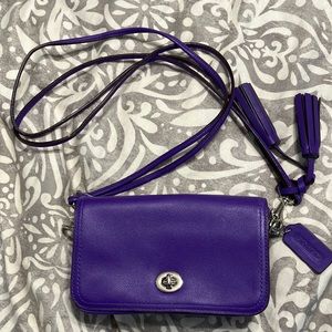 NEW Coach Purple Crossbody Bag
